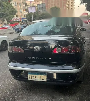 سيات كوردوبا 2008 أسود مستعملة للبيع