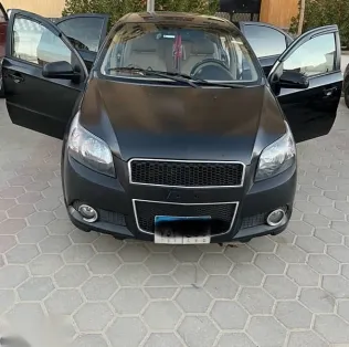 شيفروليه افيو 2019 أسود مستعملة للبيع