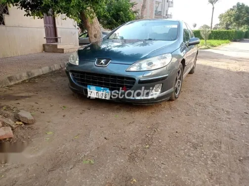 بيجو 407 2008 أزرق غامق مستعملة للبيع - 4