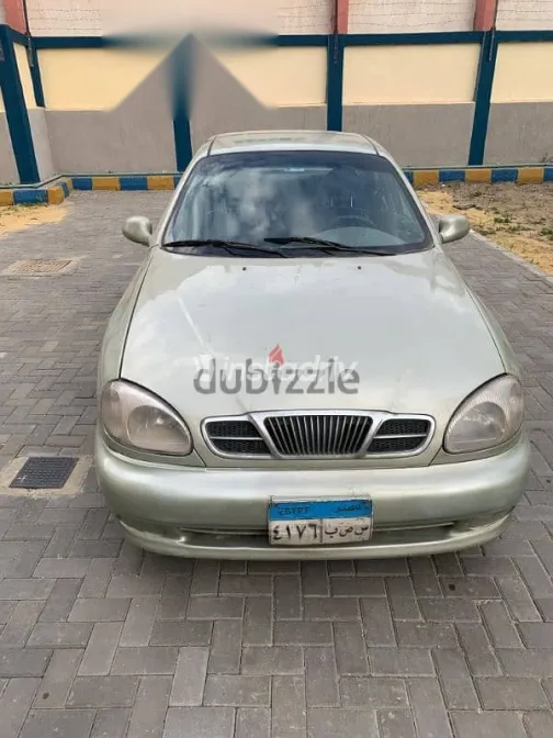 دايو لانوس 1999 ذهبي مستعملة للبيع - 4