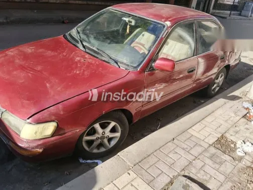 تويوتا كورولا 1993 أحمر مستعملة للبيع - 9