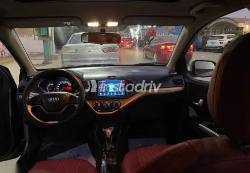 كيا بيكانتو 2015 بني مستعملة للبيع - 5