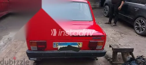 فيات 128 1988 أحمر مستعملة للبيع - 5