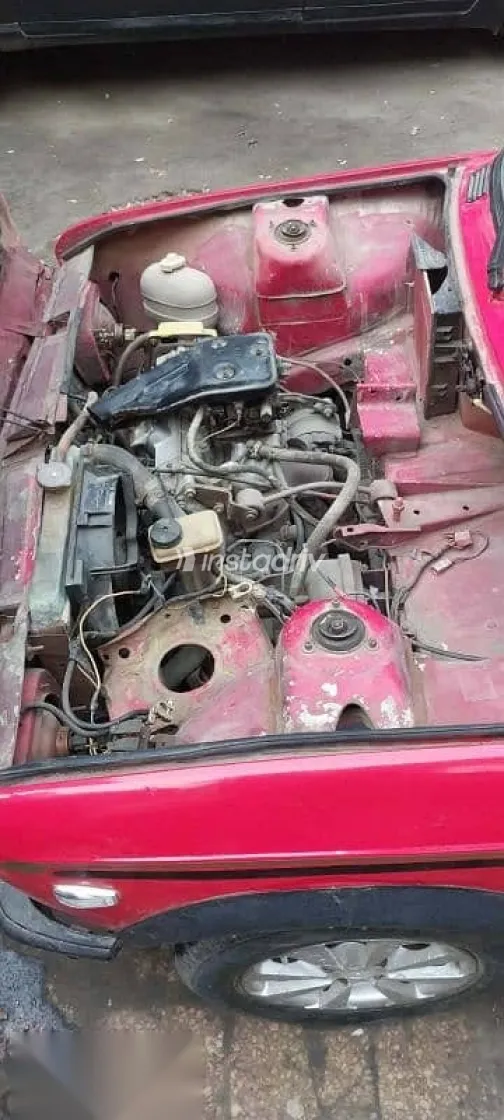 فيات 128 1988 أحمر مستعملة للبيع - 8