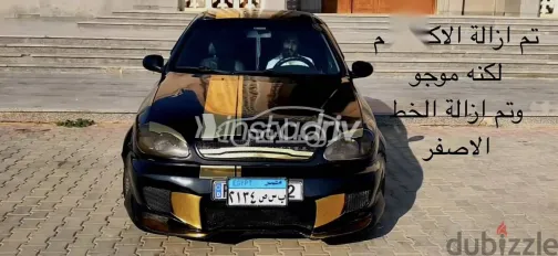 دايو لانوس 2007 أسود مستعملة للبيع - 2