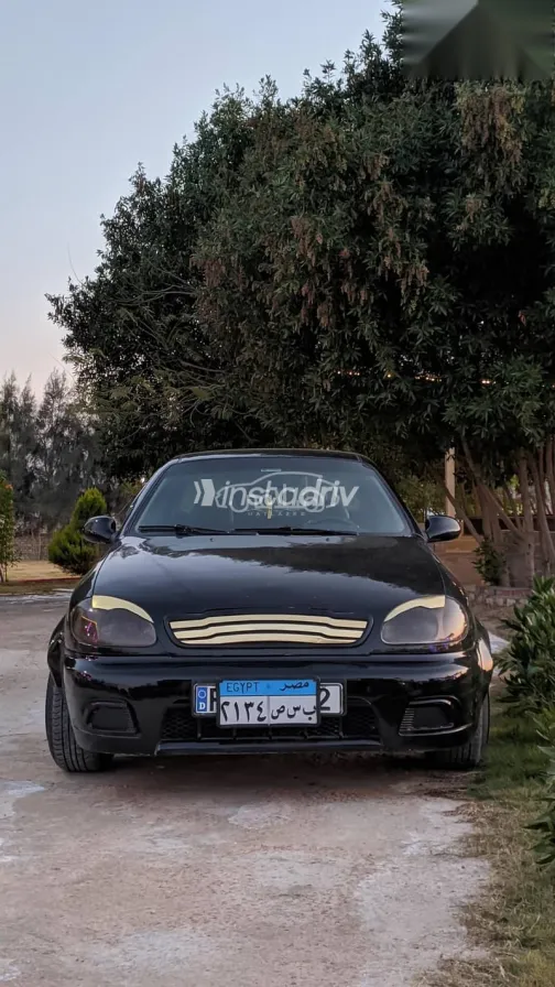 دايو لانوس 2007 أسود مستعملة للبيع - 3