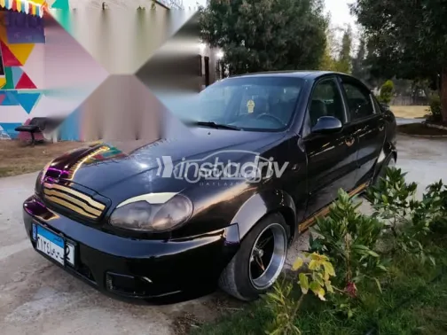 دايو لانوس 2007 أسود مستعملة للبيع - 5