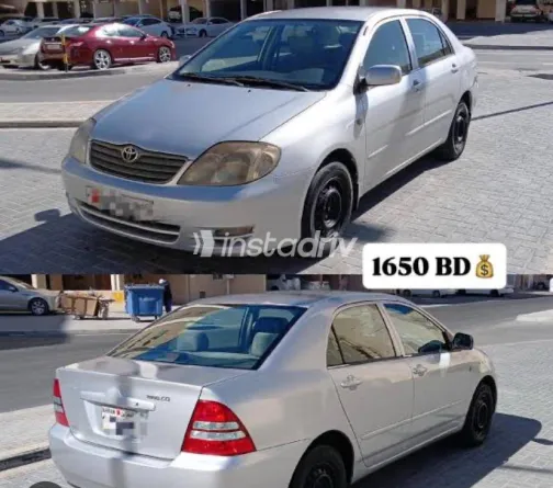 تويوتا كورولا 2004 أبيض مستعملة للبيع - 1