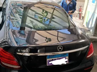 مرسيدس E 180 2019 أبيض مستعملة للبيع