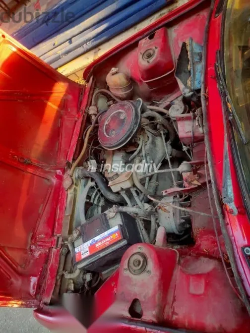 فيات 128 1980 أحمر مستعملة للبيع - 4