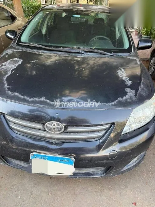 تويوتا كورولا 2008 أسود مستعملة للبيع - 2