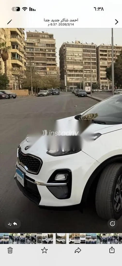 كيا سبورتاج 2019 أبيض مستعملة للبيع - 2