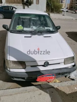 سكودا فيليشيا 1997 أبيض مستعملة للبيع