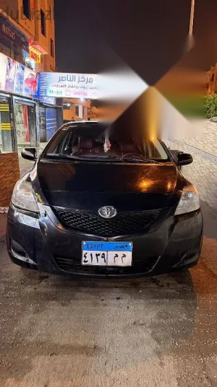 تويوتا ياريس 2007 أسود مستعملة للبيع
