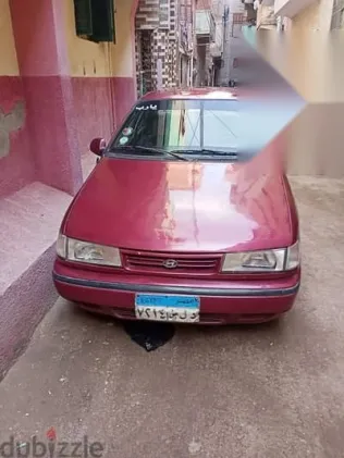 هيونداي اكسنت 1994 أحمر مستعملة للبيع