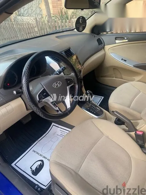 Hyundai Accent 2012 Dark Blue Used for Sale - 3