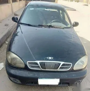 دايو لانوس 2001 أسود مستعملة للبيع