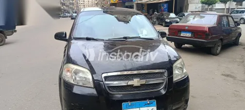 شيفروليه افيو 2009 أسود مستعملة للبيع - 3