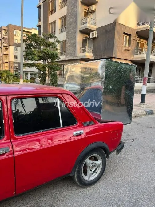 فيات 128 1989 أحمر مستعملة للبيع - 3