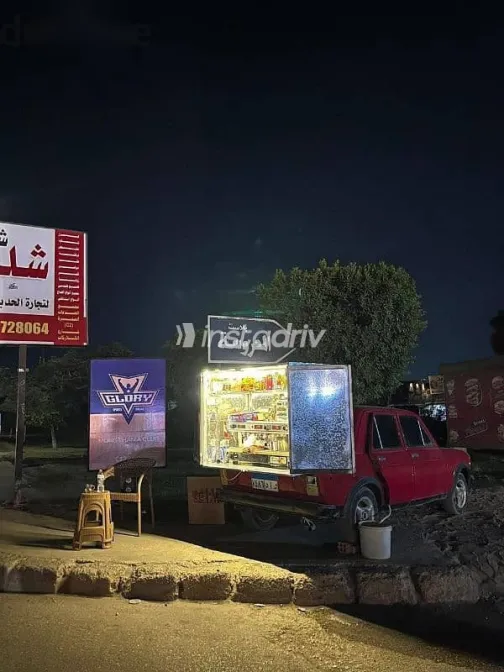 فيات 128 1989 أحمر مستعملة للبيع - 4