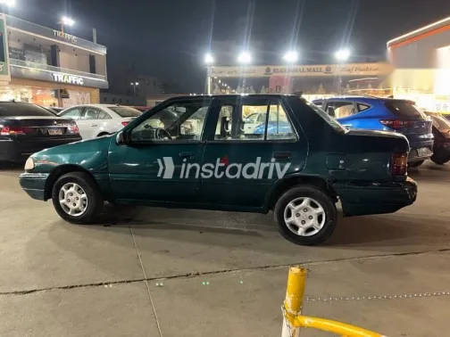 هيونداي اكسيل 1997 أخضر مستعملة للبيع - 4