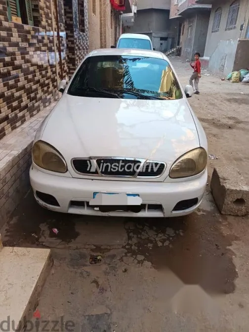 دايو لانوس 2009 أبيض مستعملة للبيع - 4