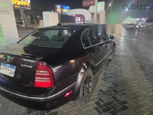 سكودا سوبيرب 2003 أسود مستعملة للبيع