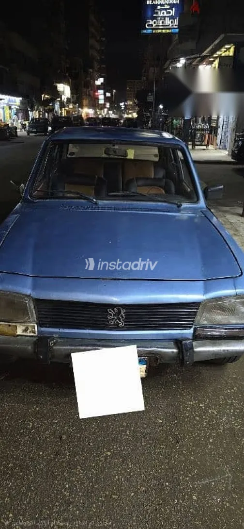 بيجو 504 1976 أزرق غامق مستعملة للبيع - 2