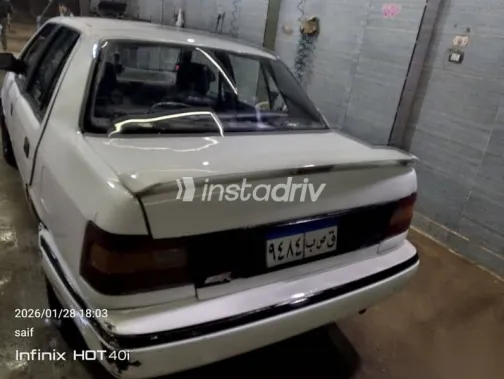 هيونداي اكسيل 1995 أبيض مستعملة للبيع - 1