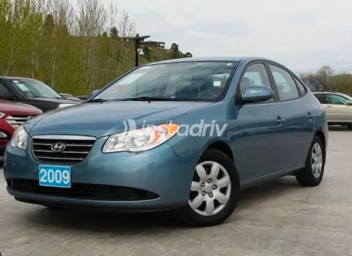 هيونداي إلنترا 2009 أبيض مستعملة للبيع - 1