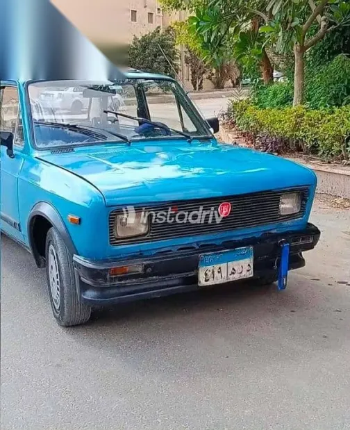 فيات 128 1984 أزرق غامق مستعملة للبيع - 1