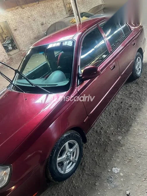 Hyundai Verna 2004 Burgundy Used for Sale - 4