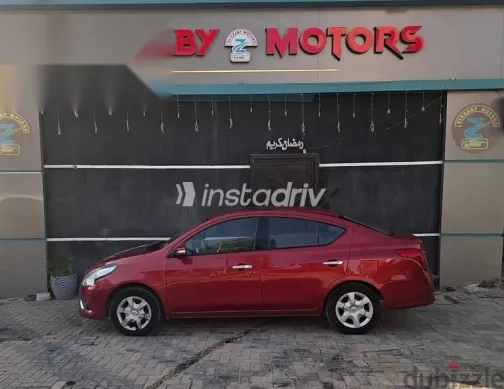 نيسان صنى 2019 أحمر مستعملة للبيع - 6