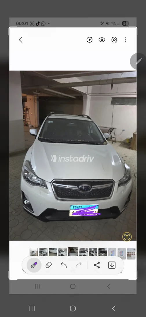 سوبارو XV 2016 أبيض مستعملة للبيع - 2