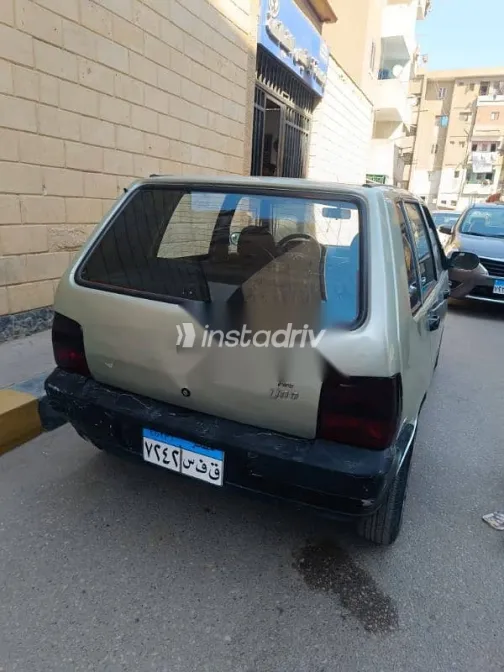 فيات اونو 2007 فضي مستعملة للبيع - 4