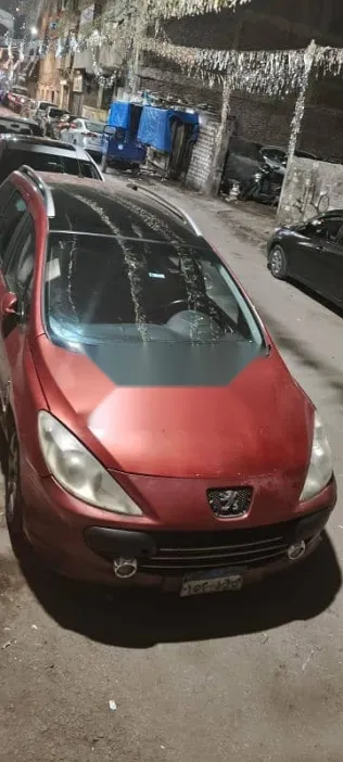 Peugeot 307 2007 Burgundy Used for Sale