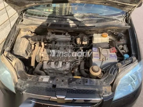 شيفروليه افيو 2008 أسود مستعملة للبيع - 4