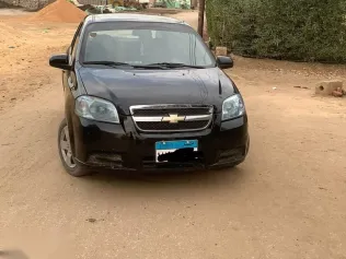 شيفروليه افيو 2008 أسود مستعملة للبيع