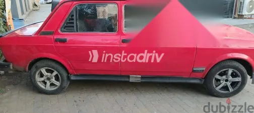 فيات نوفا 1990 أحمر مستعملة للبيع - 3