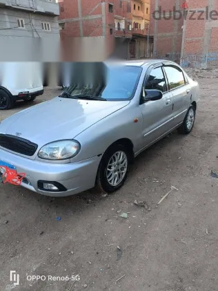 دايو لانوس 2001 فضي مستعملة للبيع