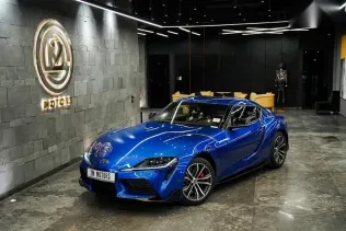 تويوتا سوبرا 2024 أزرق غامق جديدة للبيع