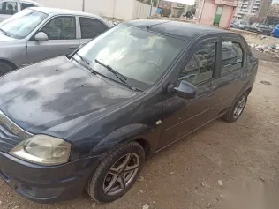 رينو لوجان 2012 أسود مستعملة للبيع