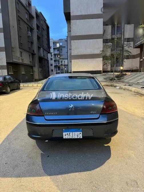 بيجو 407 2005 رمادي مستعملة للبيع - 8