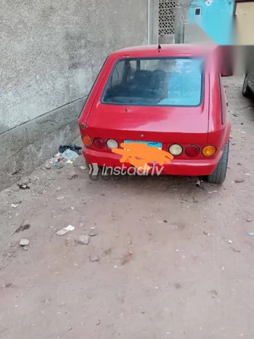 فيات 127 1985 أحمر مستعملة للبيع - 5