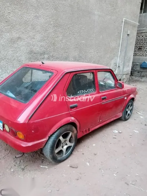 فيات 127 1985 أحمر مستعملة للبيع - 6