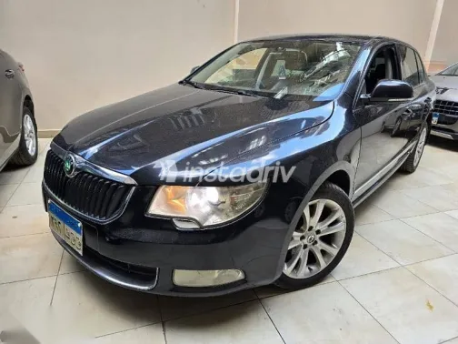 سكودا سوبيرب 2014 أسود مستعملة للبيع - 4