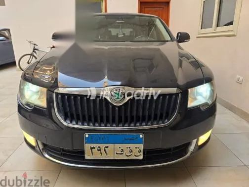 سكودا سوبيرب 2014 أسود مستعملة للبيع - 5