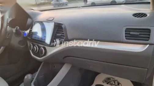 كيا بيكانتو 2015 أبيض مستعملة للبيع - 3