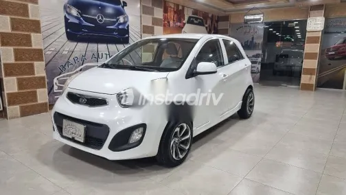كيا بيكانتو 2015 أبيض مستعملة للبيع - 6