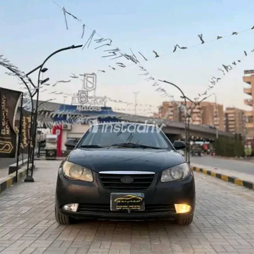 هيونداي إلنترا اتش دى 2008 أبيض مستعملة للبيع - 3